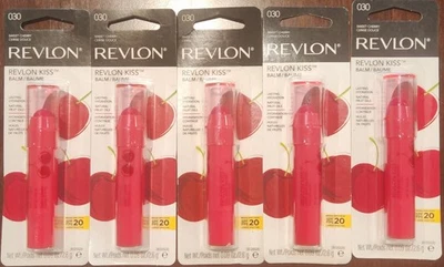 Lot Of 5 Revlon Sweet Cherry Kiss Balm #030! - Image 1 of 2