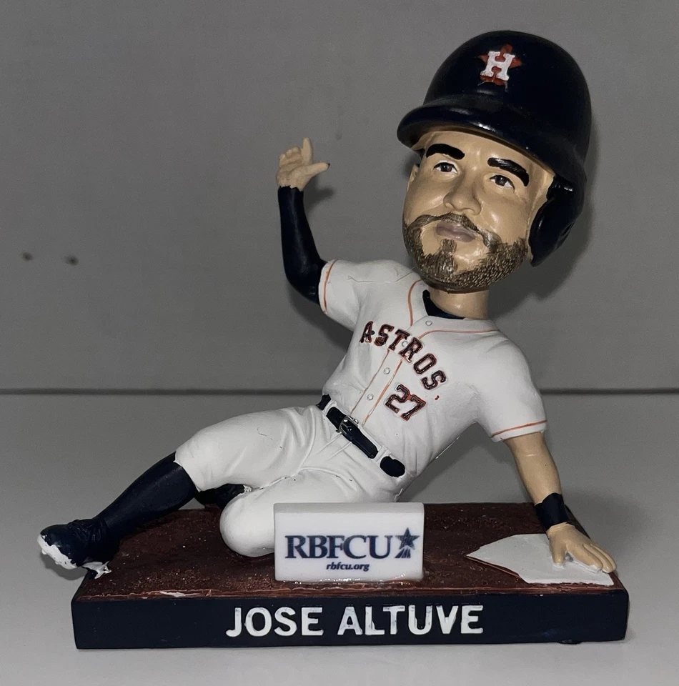 Jose Altuve Houston Astros Sliding Bobblehead SGA 6/26/2019 NIB RBFCU - Image 1 of 4