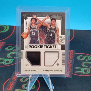 21 Panini Contenders C. Thomas/J. Primo #RT2-SEC Dual Swatches - Netze/Sporen - Bild 1 von 2