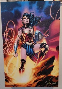 Wonder Woman Goddess of Truth Jim Lee Giclee on Canvas Art Print DC Comics - Picture 1 of 3