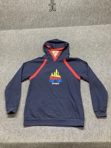 Disney Embroidered Hoodie Youth Size XL Blue Long Sleeve Pullover Pluto - Picture 1 of 12