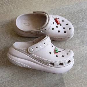 Zueco de plataforma unisex CROCS Crush rosa arcilla hombre’s 5/mujer’s 7 - Imagen 1 de 14
