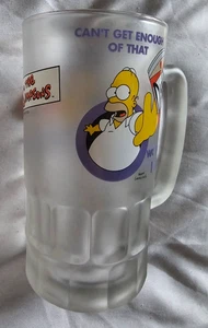 The Simpsons Wonderful Duff Huge Beer Glass/Tankard Collectible, Springfield - Picture 1 of 1