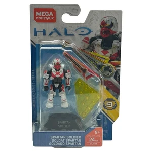 Mega Bloks Construx Halo White Spartan Soldier Serie 9 Set GCM28 Mattel 2018 - Imagen 1 de 6