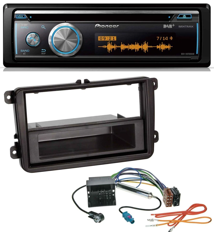 Pioneer MP3 DAB USB CD Bluetooth Autoradio für VW Transporter T5 T6 Caravelle Mu - Bild 1 von 4