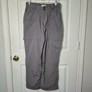 Pantalones Cortos Convertibles Gris Magellan Para Mujer Medianos Exterior Senderismo Pesca  - Imagen 1 de 6
