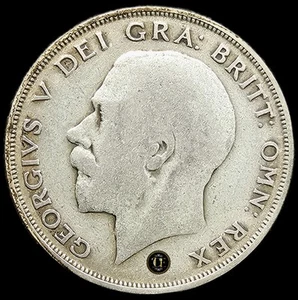 1921 - Half Crown Great Britain Silver Coin, ¡GREAT CONDITION! KING GEORGE V - Picture 1 of 5
