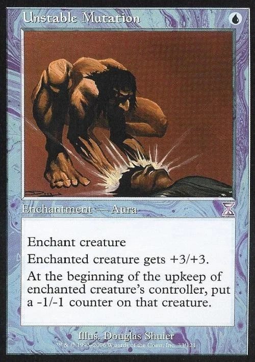 Unstable Mutation - Medium Play MTG Time Spiral Time Shifted - Image 1 of 1
