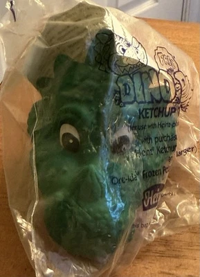 Vintage 1992 Heinz Ore-Ida Purple Dino-Pour Ketchup Topper – New  In Pack Green  - Image 1 of 4