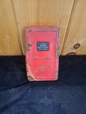 Snap-On Complete 11 Piece Metric Hex Key Set 2mm-12mm - Image 1 of 4