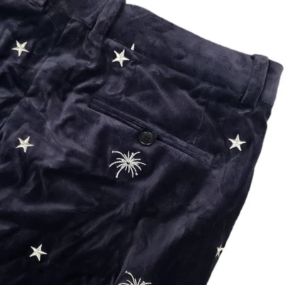 Nuevos Pantalones Vineyard Vines Para Hombre 32x32 Azul Marino Vacaciones Año Nuevo Estampado Preppy Foto 1 de 4