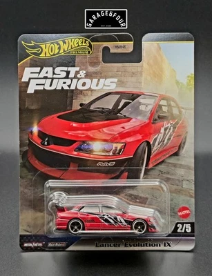 Hot Wheels Premium / 2025 Fast & Furious Lancer Evolution IX / красный 2/5 - Изображение 1 из 2