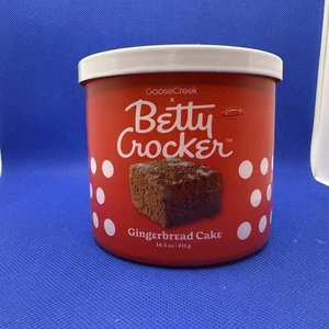 GOOSE CREEK Betty Crocker Lebkuchen Kuchen 3 Docht Kerze Brandneu - Bild 1 von 7