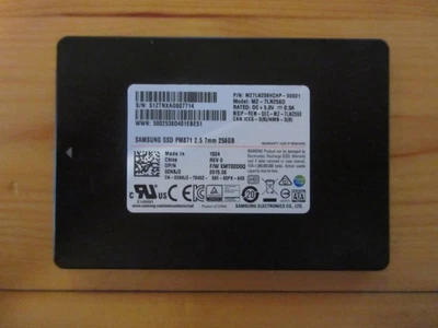Samsung MZ-7LN256D 256GB 2.5" 7MM SATA SSD SOLID STATE DRIVE Dell 2N8J2 - Image 1 of 3