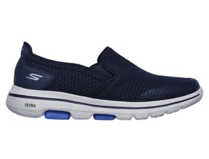 Skechers Go Walk 5 Mens Size US 7 Blue Comfort Memory Foam Wide Slip On Shoes ✅ - Picture 1 of 13