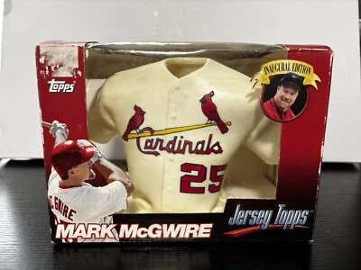 Vintage 1999 Jersey Topps Mark McGwire Inaugural Edition St Louis Cardinals - Image 1 of 4