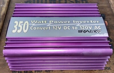 Rally 350 Watt Power Inverter Convert 12V DC To 120V AC Model 7274 - Image 1 of 4