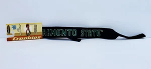 Croakies XL Sacramento Sac State Schwarz Brillenhalter Original Brillenband - Bild 1 von 3