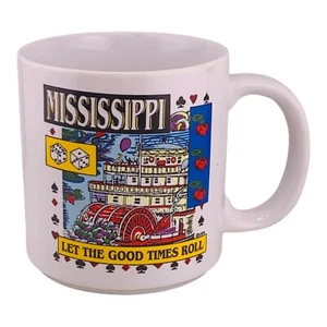 MISSISSIPPI State Coffee Tea Cup Mug Magnolia Mockingbird Riverboat - Picture 1 of 8