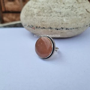 Sunstone Gemstone 925 Sterling Silver wedding Gift Unique Style  Ring PG4339 - Picture 1 of 4