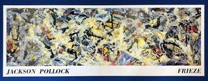 Frieze by Jackson Pollock (140cm x 50cm) - Picture 1 of 1