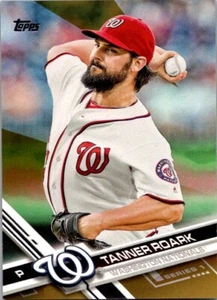 2017 Topps #212 Tanner Roark Gold #/2017 - Foto 1 di 2
