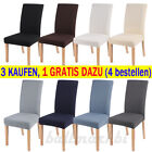 Universal Stuhlhusse Stretch Stuhlbezug Glatt Stuhlüberzug Esszimmer Hussen DE*