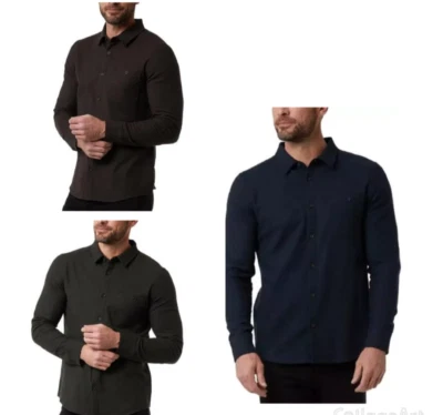 32 Degrees Men's Long Sleeve Lightweight Button-Up Shirt - Image 1 of 4