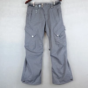NWT 686 Smarty 3-in-1 Cargo Snowboard Pants Womens XS Gray Ski New - Picture 1 of 11