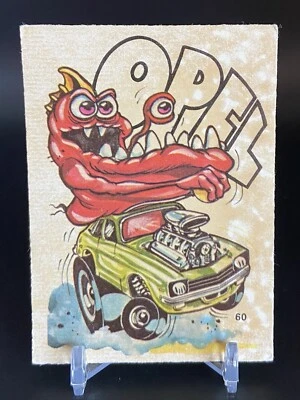 1973 Donruss Fantastic Odd Rods Stickers Series 2 Opel #60 - Image 1 of 2
