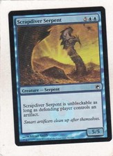 Magic MTG: Foil: Scars of Mirrodin: Scrapdiver Serpent