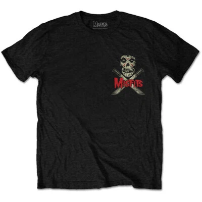 Misfits - Machete con stampa sul retro - T-shirt nera - Immagine 1 di 2