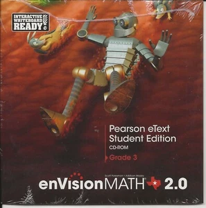 enVisionMATH 2.0 Pearson eText Student Edition CD-ROM Grade 3 - Picture 1 of 2
