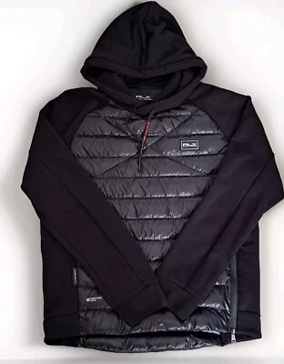 RLX RALPH LAUREN POLARTEC PERTEX HYBRID DUCK DOWN PERFORMANCE HOODIE JACKET. L - Image 1 of 4