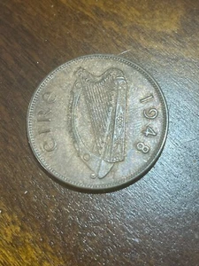 Eire- Ireland penny 1948  less rare date but near uncirculated or better - Picture 1 of 2