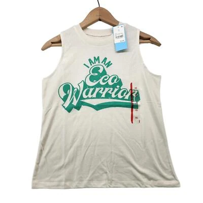 Modern Lux 女式高领背心无袖肌肉 T 恤生态战士 XS — 第 1/4 张图片