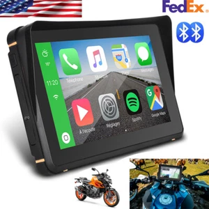 7" IPS Motorcycle Navi Wireless CarPlay Android Auto Waterproof Touch Screen GPS - Bild 1 von 13