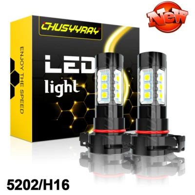 Bombillas LED de alta potencia de circulación diurna blancas 16-SMD para Jeep Compass 2017-up Foto 1 de 4