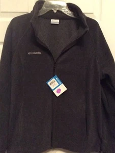 Columbia Fleece Womens Jacket Gray Size 1X New - Picture 1 of 5