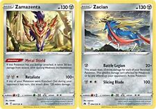 Zacian & Zamazenta - 094/159-097/159 - Crown Zenith - Pokemon Legendary Card Set