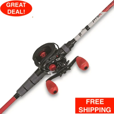 Abu Garcia Max X Low Profile Casting Combo 7 Ft Md Heavy Power Right Hand - Image 1 of 4