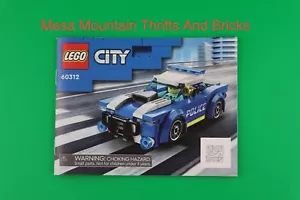LEGO® City 60312 Solo Manuale Istruzioni Auto della Polizia! - Foto 1 di 2