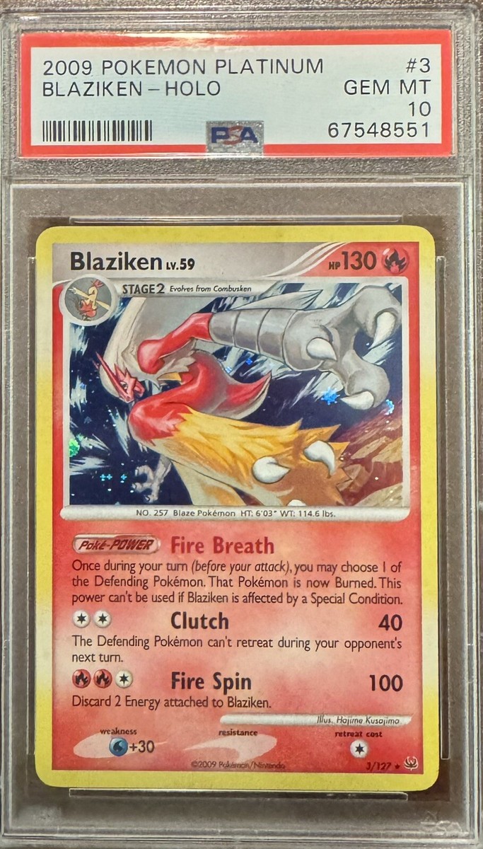 Pokémon TCG Platinum Grade 10 Individual Collectible Card Pokémon TCG Platinum Grade 10 Individual Collectible Card
