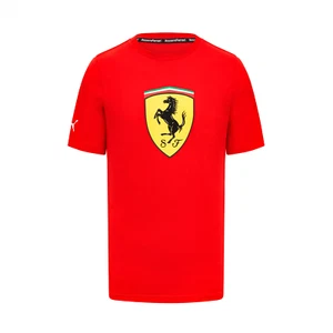 Scuderia Ferrari Puma Men's Large Shield T-Shirt | Red | 2023