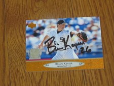 Brian Keyser Autographed Hand Signed Card Chicago White Sox Upper Deck