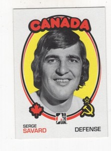 2009-10 IN THE GAME 1972 THE YEAR IN HOCKEY CANADA vs USSR SERGE SAVARD #179