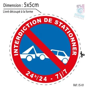 5x5CM - Autoadhesivo Prohibido Desde Parque - Prohibición Estacionamiento - Bild 1 von 1