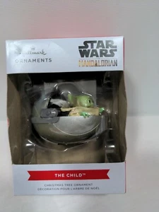 Hallmark Star Wars Mandalorian The Child Pram Christmas Ornament Box Damage - Picture 1 of 5