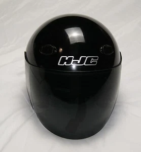 hjc cl-33 motorcycle helmet black medium 7 1/8 - 7 1/4 58 cm w/ 2 visors - Bild 1 von 10