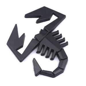 Auto 3D - Metall - Aufkleber SCORPION | Schwarz | Skorpion  Scop 6 x 6 cm - Bild 1 von 6